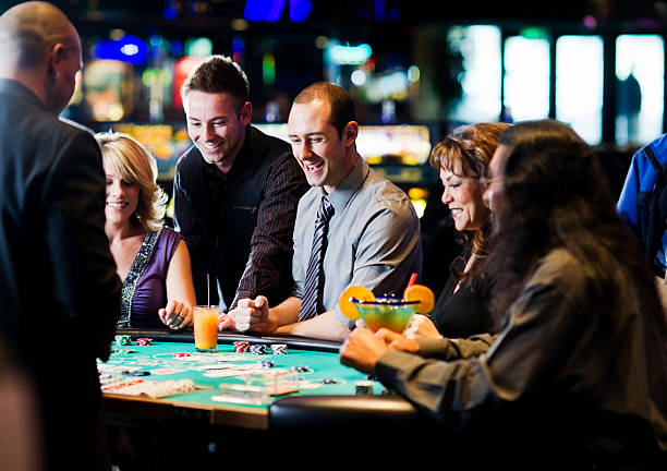 Nolimit City live-dealer studio with multiple camera angles showing blackjack table